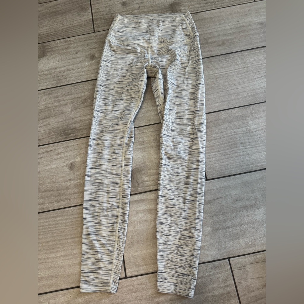 Tavi High Waisted Leggings Womens Size M Gray White